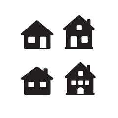 Modern Architecture Silhouette Vector Illustration