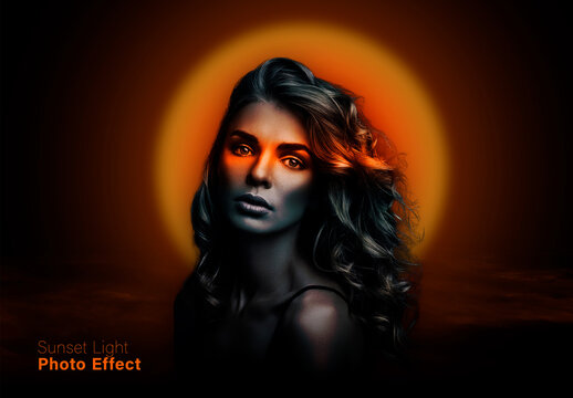 Sunset Light Photo Effect