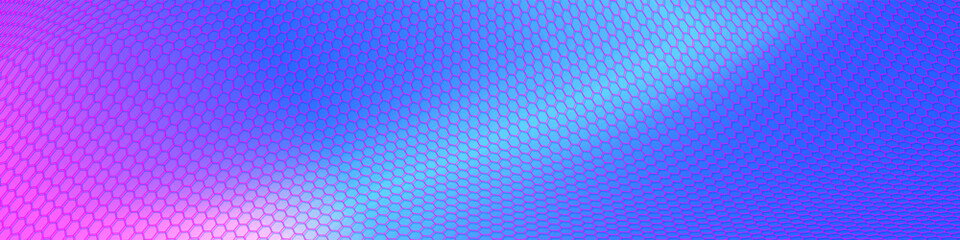 Hexagonal background modern line 3d perspective colorful style for sci-fi, virtual design project vector