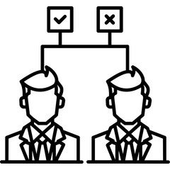 Outsourcing Strategy Icon