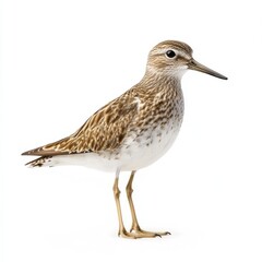 Obraz premium Shoreline Sandpiper Bird Profile Detailed Wildlife Image