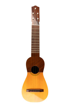 Traditional canary instrument, timple, isolated no background cutout