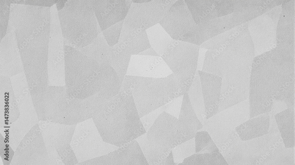 Poster abstract geometric harmony: a serene display of abstract shapes and forms, showcasing a cohesive com