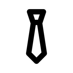 Tie icon. Necktie sign. vector illustration