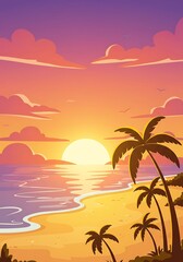 Obraz premium Sunset Serenade