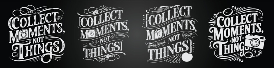 Obraz premium Classic Blackboard Typography with Bold Fitness-Inspired Style