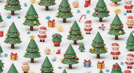Joyful 3D Christmas Parade