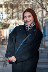 Ragazza nel centro storico di Marsiglia