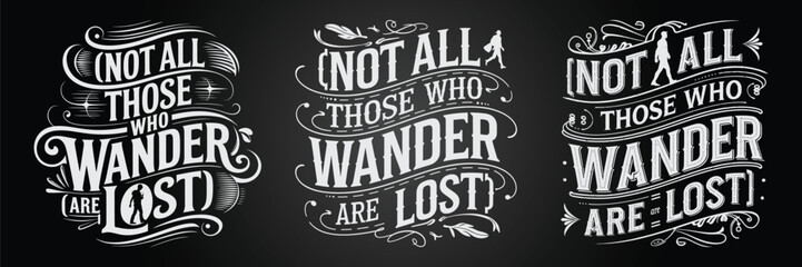 Artistic Chalk Style Meets Wilderness & Jungle Typography