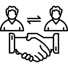 Bilateral Trade Agreements Icon