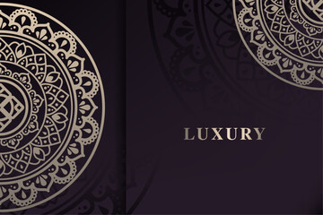 Creative luxury decorative mandala background	
