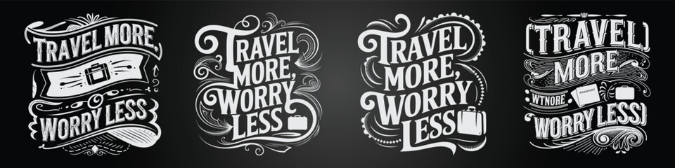 Vintage Blackboard Typography with Youthful Artistic Décor