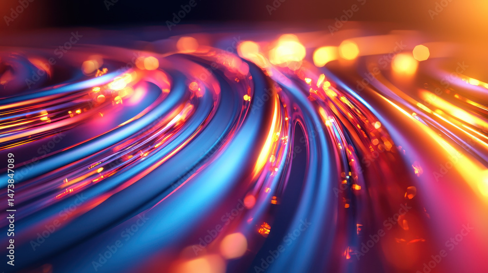 Poster side a reveals a realistic 4k resolution 3d background with abstract designs, showing a professional