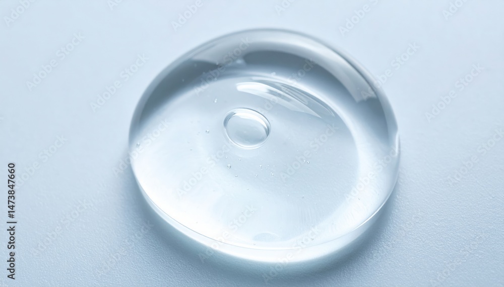Poster captivating water droplet reflection studio setting macro photography clear surface close-up visual 