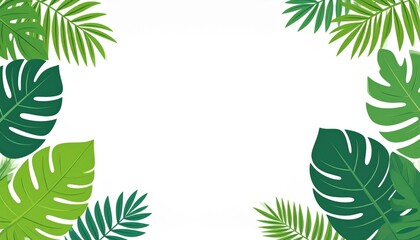 Tropical greenery framing nature photography lush forest image composition bright atmosphere eye-level view botanical concept