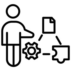 Obraz premium Soft Skills Icon