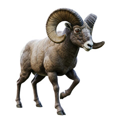 Sheep isolated on transparent or white background, png