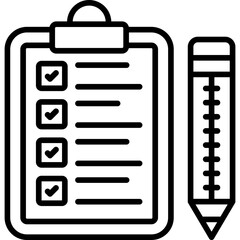 To Do List Icon Vector Element