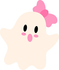 Cute Halloween Ghost illustration
