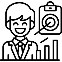 Fototapeta premium Goal Icon Vector Element