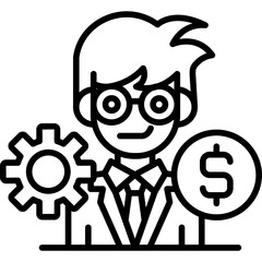 Stakeholder Icon Vector Element