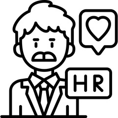 Hr Icon Vector Element
