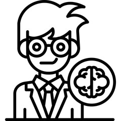 Mind Set Icon Vector Element