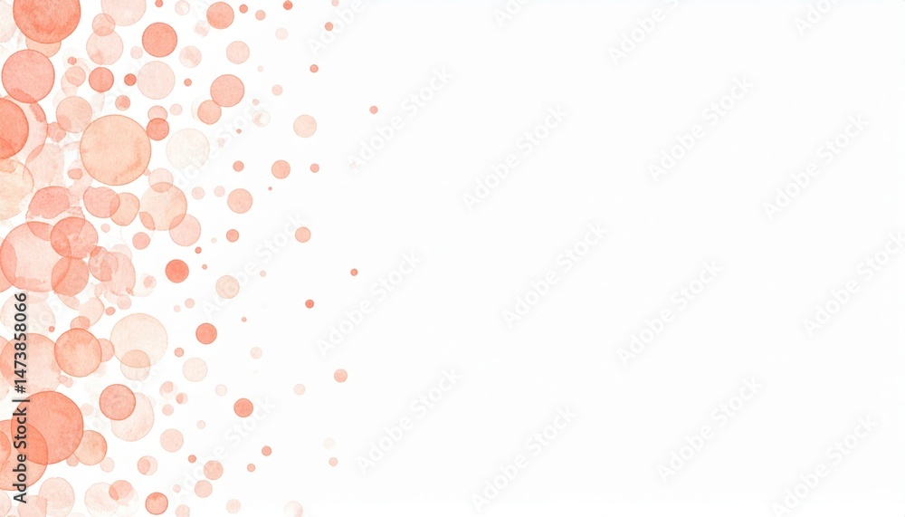 Poster abstract circles design digital art soft colors minimalist style artistic environment creative viewp