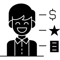 Customer Icon Vector Element