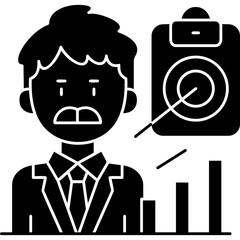 Goal Icon Vector Element