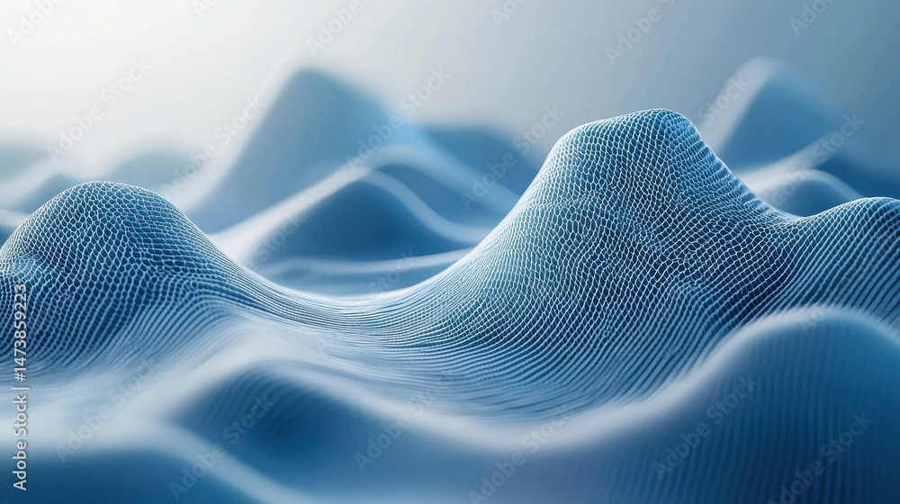 Poster a beautifully layered 3d background reveals realistic 4k detail in this side angle view of a serene,