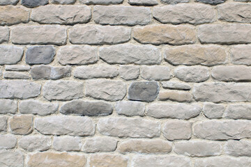 Mur en pierre naturelle de parement