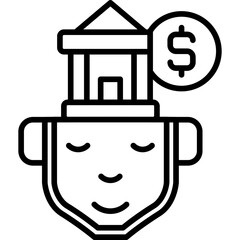 Bank Icon Vector Element