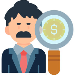 Return Of Investment Icon Vector Element