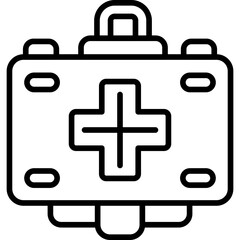 First Aid Kit Icon Vector Element