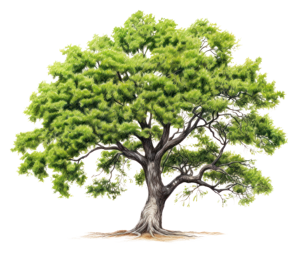PNG  Oak tree drawing sketch plant.
