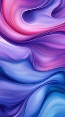 Abstract swirls of purple, blue, pink hues.