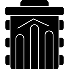 Garbage Icon Vector Element