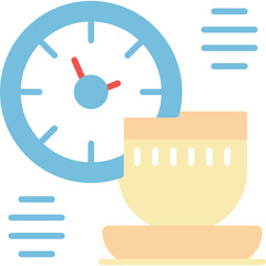 Coffee Break Icon Vector Element