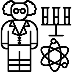 Scientist Icon Vector Element