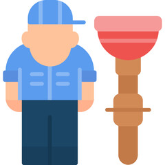 Plumber Icon Vector Element