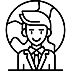 Businessman Icon Vector Element