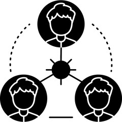 Connections Icon Vector Element