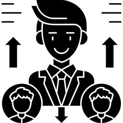 Leadership Icon Vector Element