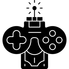 Obraz premium Gamepad Icon Vector Element