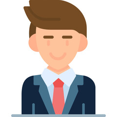 Businessman Icon Vector Element