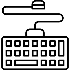 Keyboard Icon Vector Element