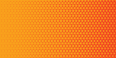 Halftone triangles pattern. Abstract geometric gradient background. Vector illustration, EPS 10.