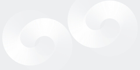 White glowing geometric lines on gray background. Modern shiny blue circle lines pattern. Futuristic technology concept. Suit for cover simple modern abstract