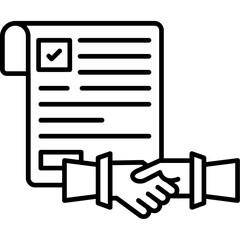 Trade Agreement Icon
